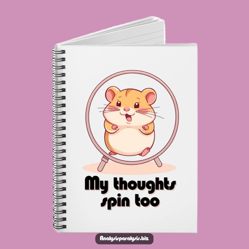 Funny Hamster Wheel Notebook: Hilarious Journal for Determined Thoughts